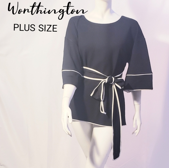 Worthington Tops - ❗Worthington Plus size bell sleeve blouse❗